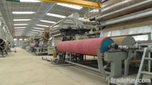 2640mm writing paper machine with fourdrinier and ten cylinders
