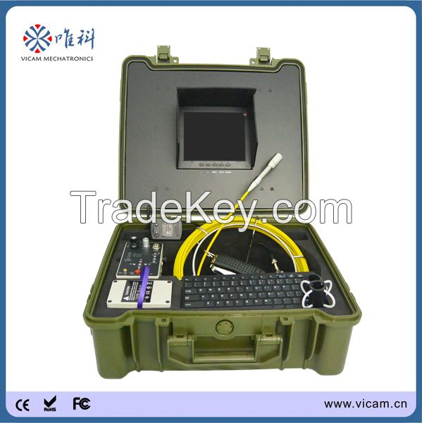Waterproof 20m/50m drain sewer pipe inspection camera endoscope camera with meter counter