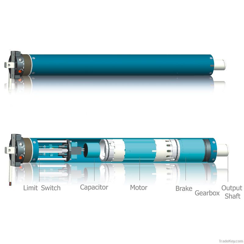 TM59S   59mm Tubular Motor, Mechanic Limit Switch+Manual