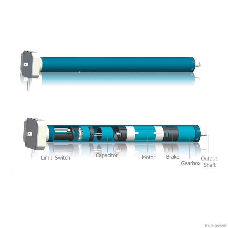 TM45M   45mm Tubular Motor, Mechanic Limit Switch+Manual.