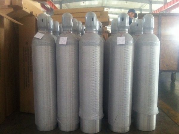 Aluminum Industrial special gas cylinder