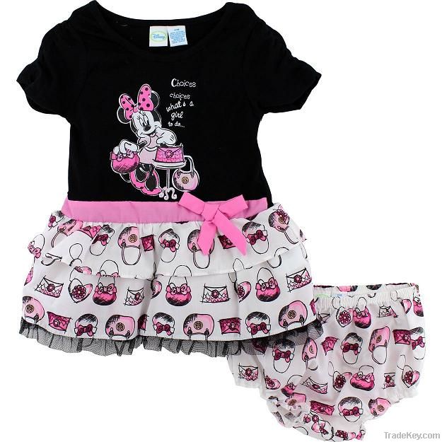 cute children clothes, kid's 2pcs clothing set