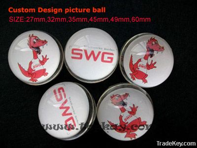 Custom Design Picture bouncing balls, OEM Bounce ball, Picture ball