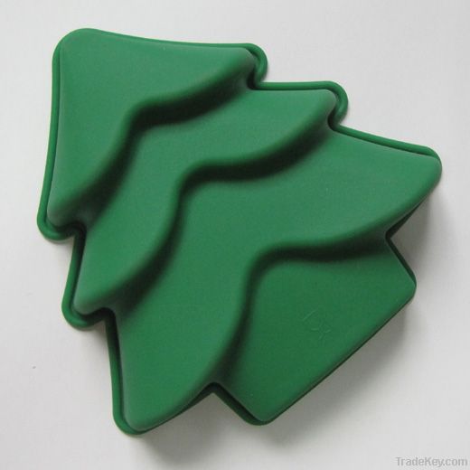 wholesales high quality silicone cake mold popular tree cake mould