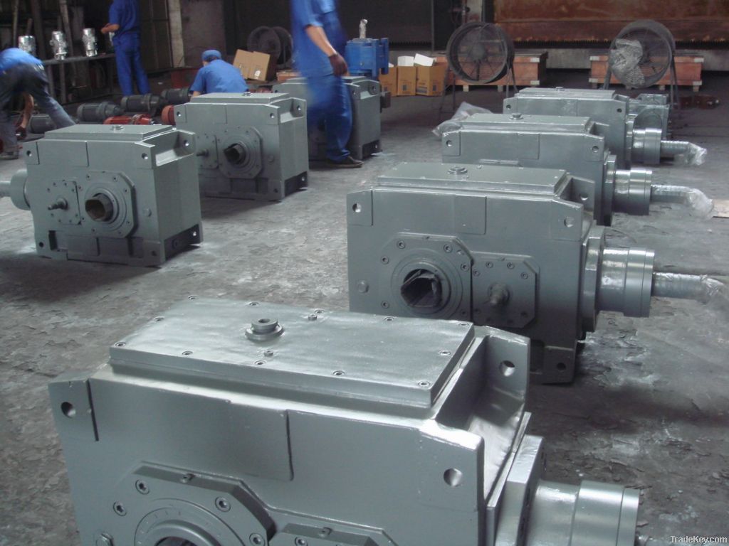 B..H helical bevel gearbox