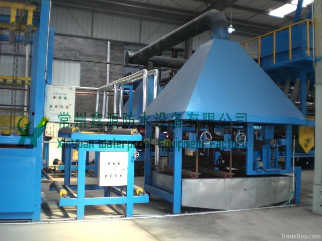 Colored asphalt shingle production line