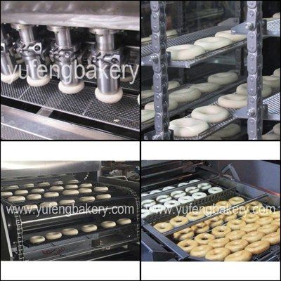 Industrial donut production line systemâ��â��YuFeng