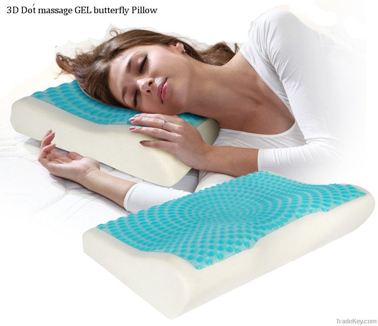 3D Dot massage GEL butterfly Pillow
