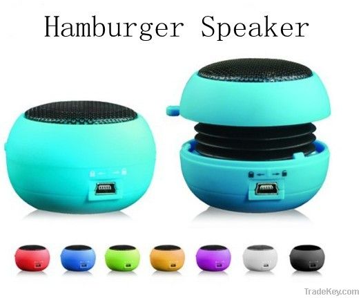 Portable Hamburger Mini Speaker