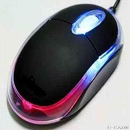 Factory wholesale OEM offered cheap computer mouse with colorful light
