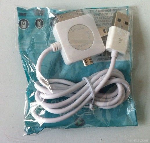 3 in 1 USB cable for iphone