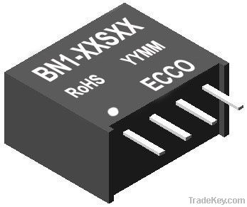 Fixed Input/isolation/Unregulated 1w dc dc converter