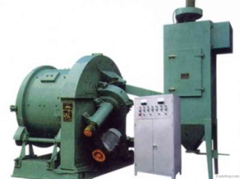 rolling drum shot blasting machine