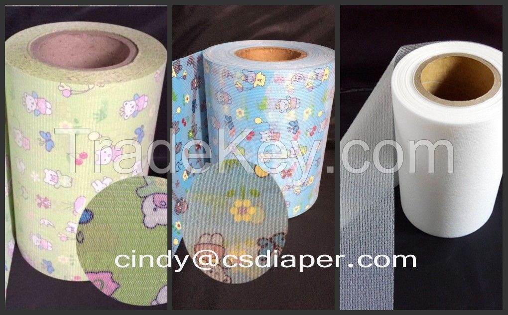 Raw materials for baby diapers 
