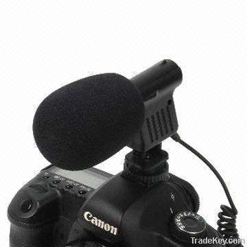 Compact Shotgun Microphone, Camera Mounted, Unidirectional