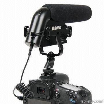 Shotgun Microphone, Used with Portable Audio Recorders
