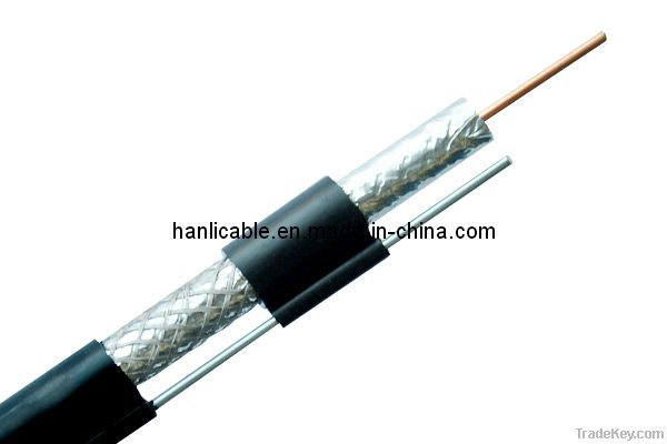 coaxial cable RG11 with messenger ccs