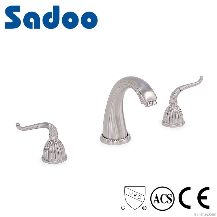 Dual handle classical ORB basin faucet