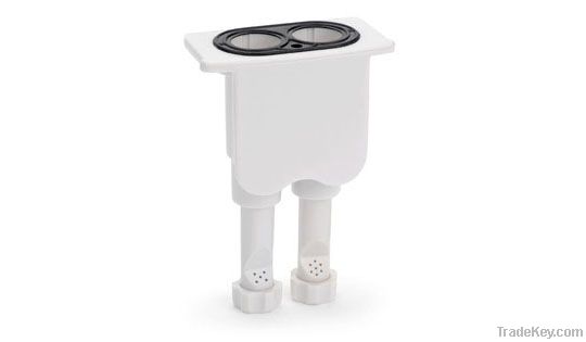 Hot and cold ABS bidet with demountable nozzle