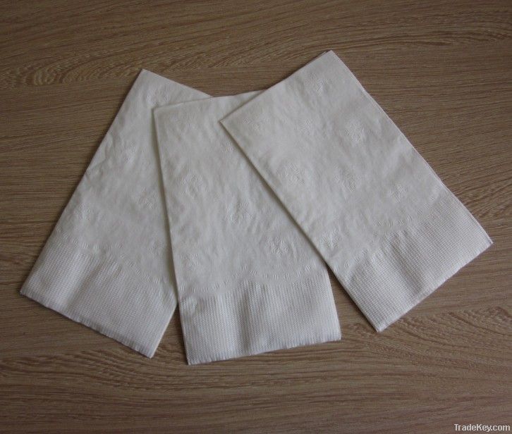 Eco-friendly White Dinner Paper Napkin