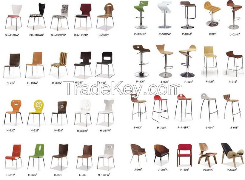 dining chair, restaurant chair, bend plywood chair