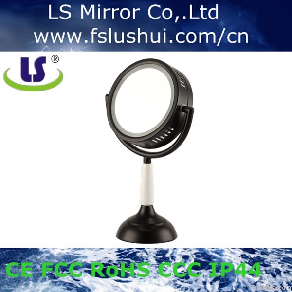 Fancy table round mirror with LED light