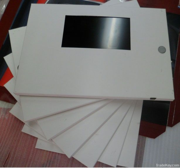 7'' video greeting card with 7inch LCD display