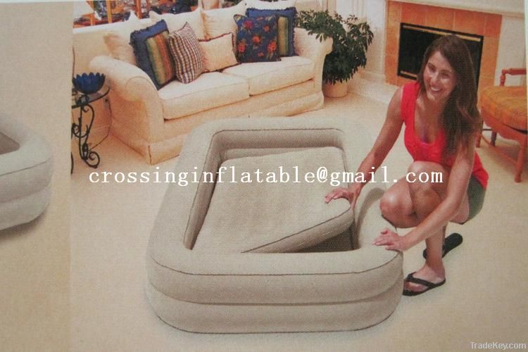 Inflatable Air Bed With Frame For Kids