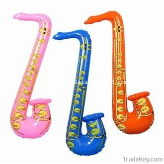 pvc inflatable music sax toys