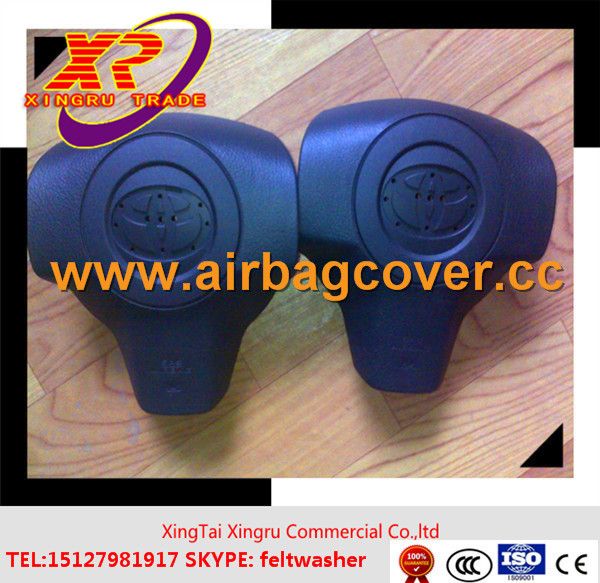 Airbag cover, airbag gas generator, Airbag Cap
