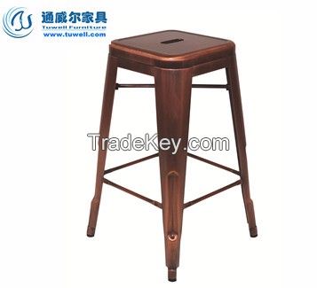 Tw8003-l(copper) Metal Tolix Marias Barstool