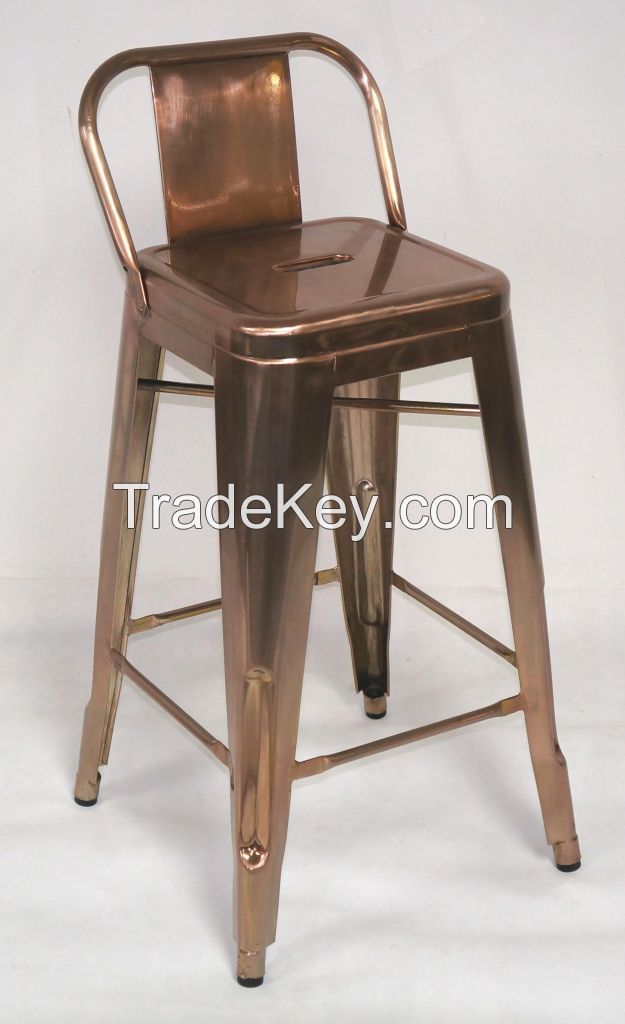 Tw8005-m(copper) Metal Marais Tolix Bar Stool