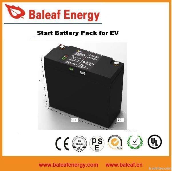 start battery pack for EV