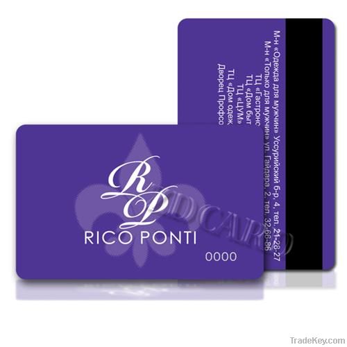 magnetic strip card