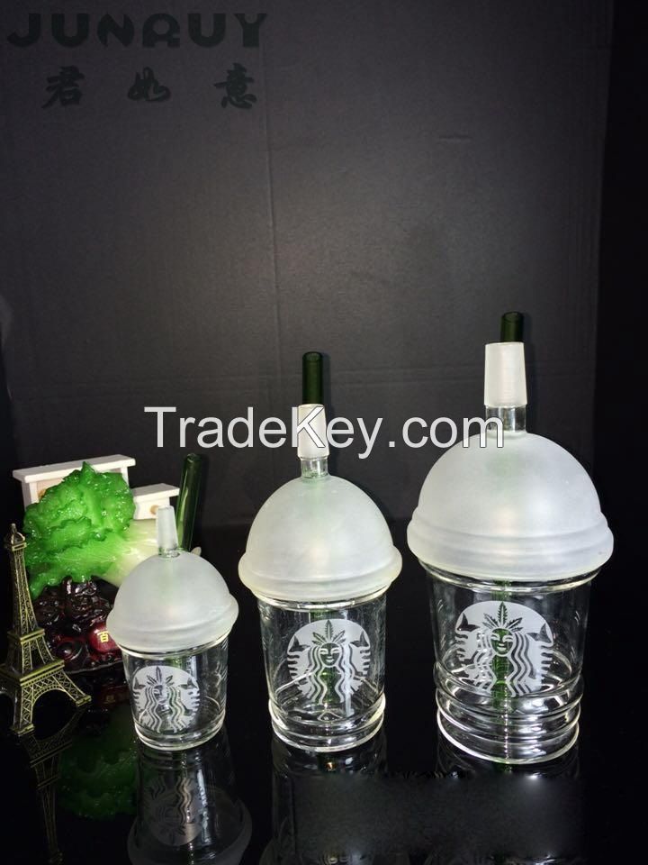 Starbucks Cup Glass Pipe Three Size for Choosing