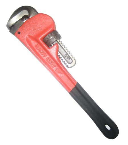 American Type Heavy Duty Pipe Wrench W/dipped Handle