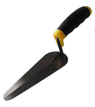 bricklaying trowel w/plastic handle