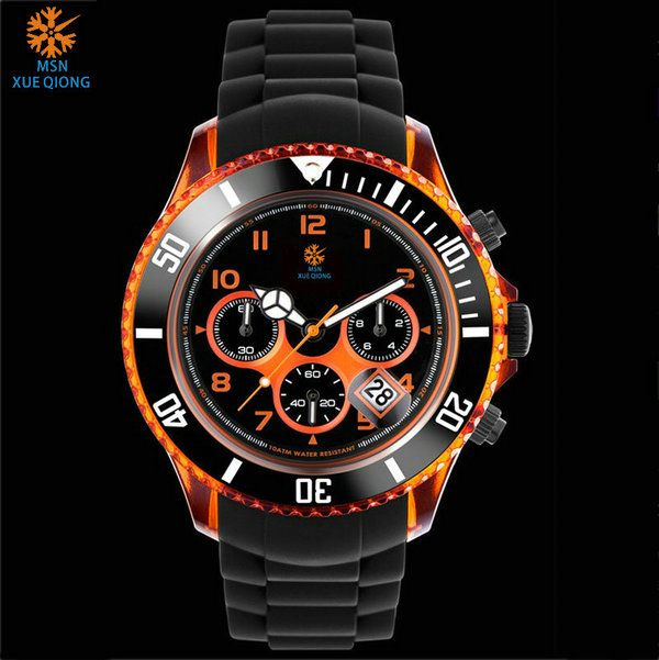 2013 top sell japan movt silicone watch, montre