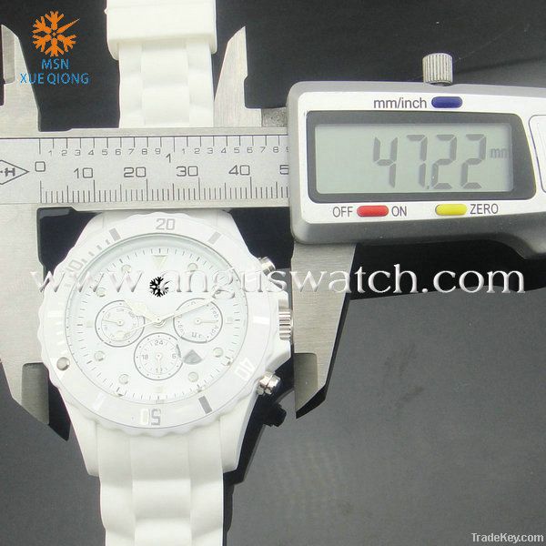 2013 silikon uhr, silicone watch high quality