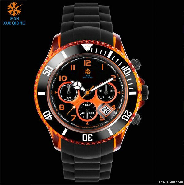 2013 hot sell silicone watch , relojes silicone watch