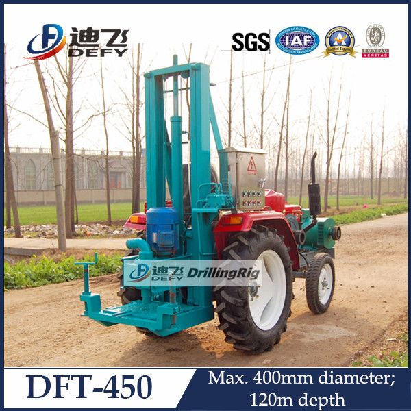 DFT-450 Large Caliber Used Portable Water Well Drilling Rig for Sale