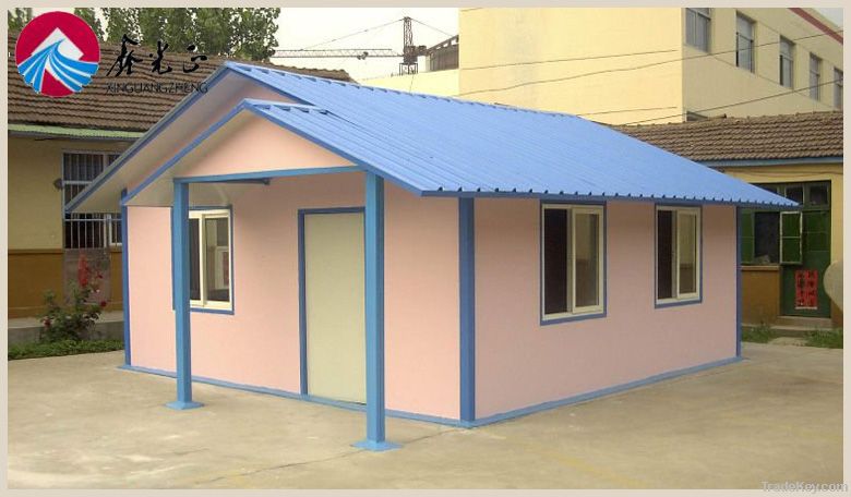 Low cost steel structure container house