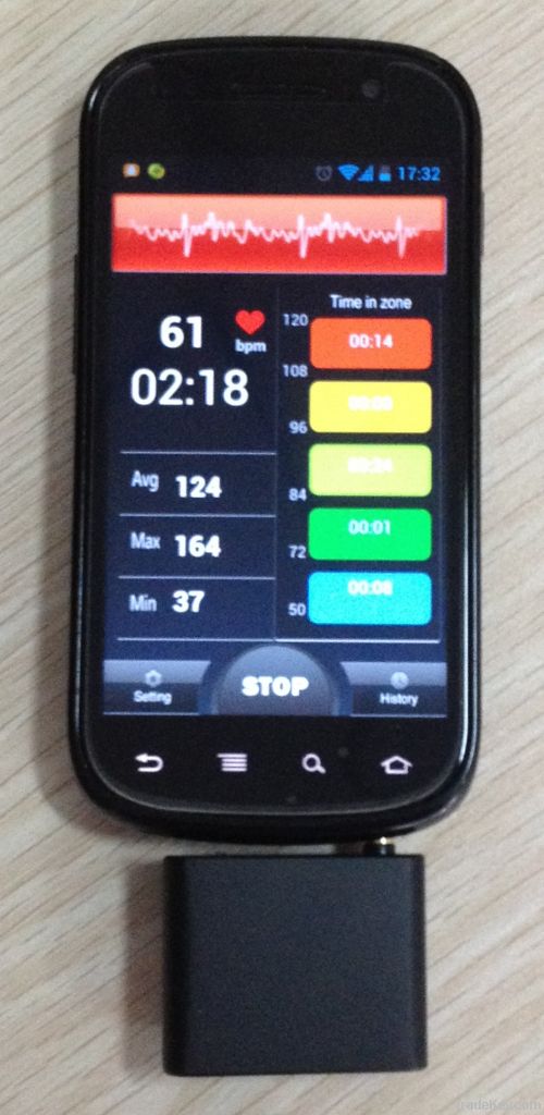 heart rate belt 5.3KHz work with iOS/Android devices