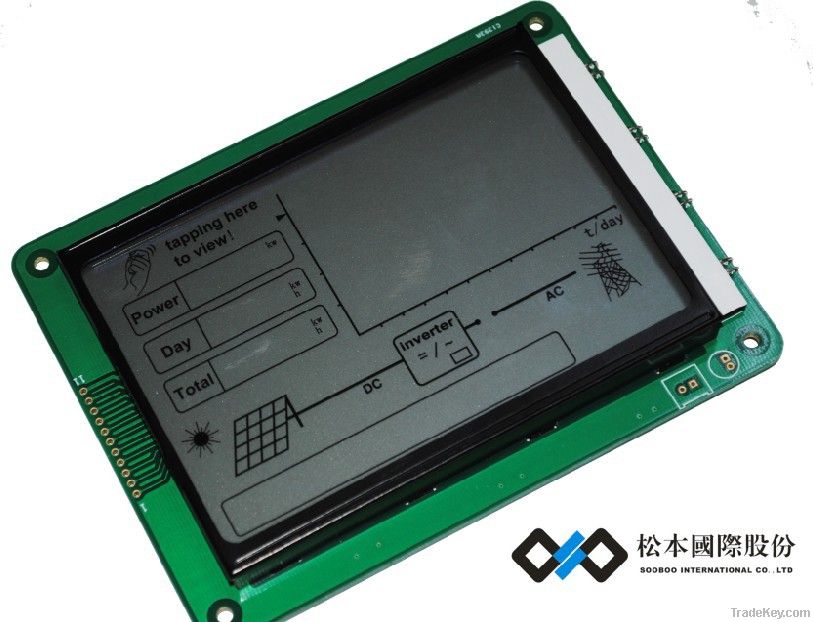 FSTN Graphics LCD Module with Ht1650 Driver IC, 1/4 Duty and 1/3 Bias