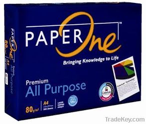 PAPER ONE A4 COPY PAPER HIGH QUALITY 80GSM, 75GSM, 70GSM.