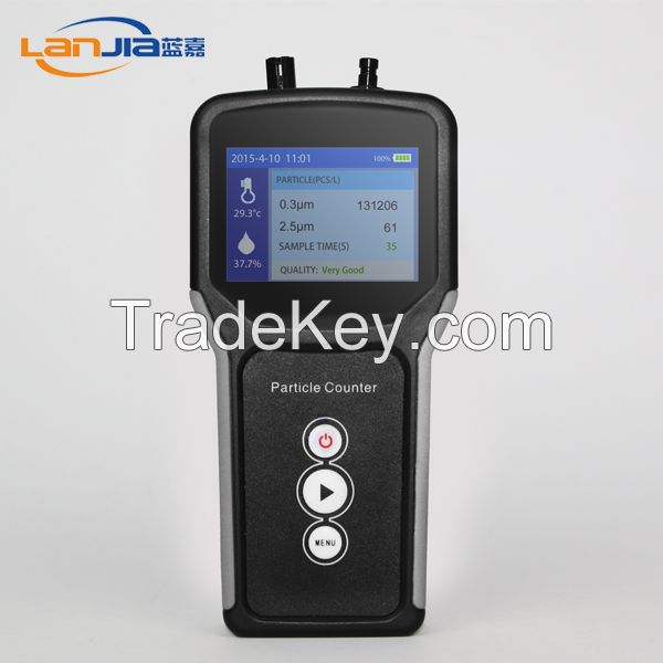 Best laser sensor 2 in 1 channel handheld particle counter