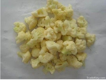 Frozen organic cauliflower