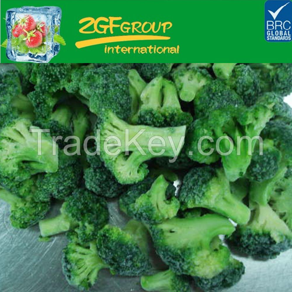 Frozen organic broccoli