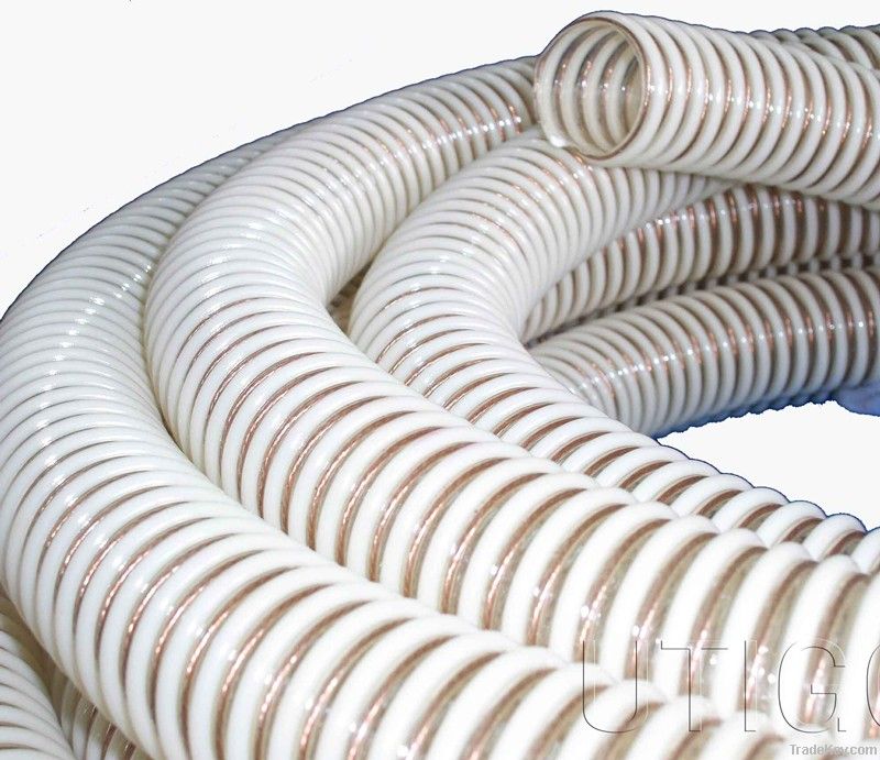 corrugated plastic anti static suction pipe