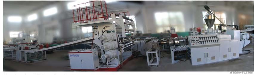 Plastic PVC Sheet Extrusion Line